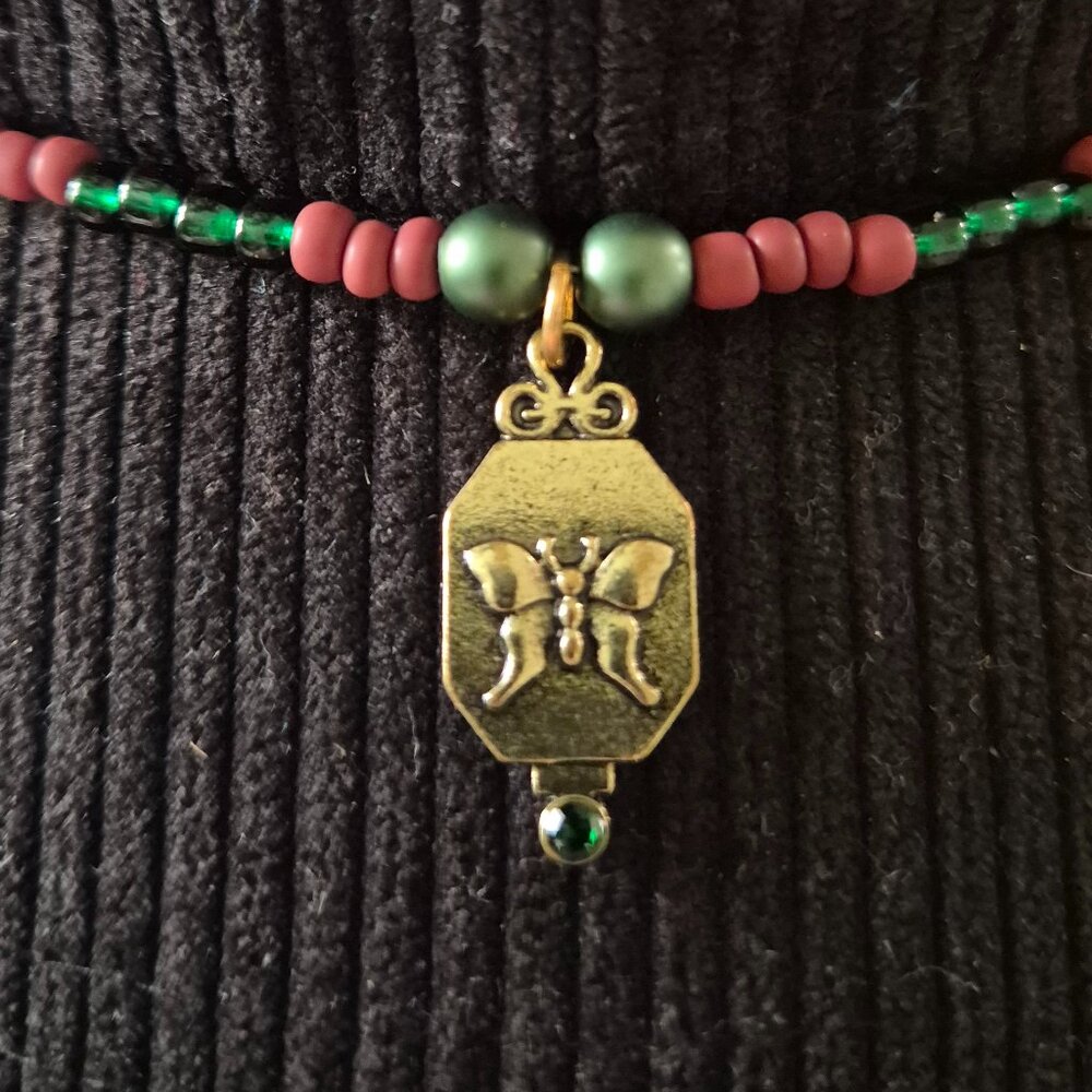 Lone Star Luxe Butterfly Hat Band – Handmade Beaded Western Accessory